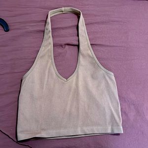 Mauve Halter Top